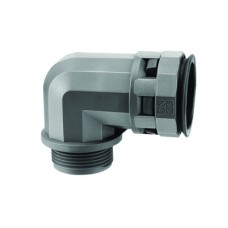 Муфта 90 грд. труба-коробка DN 48 мм, М50х1,5, полиамид, цвет черный Муфта 90 грд. труба-коробка DN 48 мм, М50х1,5, полиамид, цвет черный