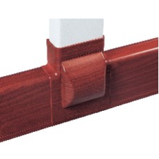 Тройник для плинтусного короба 100х40 мм с отводом на короб 90х40 мм, ламинированный под дерево Тройник для плинтусного короба 100х40 мм с отводом на короб 90х40 мм, ламинированный под дерево