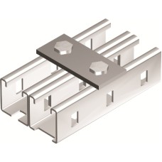 Пластина соединительная, длина 90 мм, 2отв., горячеоцинкованная