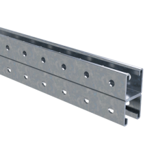 Двойной С-образный профиль 41х41, L1200, толщ.2,5 мм, горячеоцинкованный