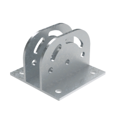 Крепление с площадкой шарнирное для профиля BPM-41, горячеоцинкованное