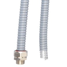 Металлорукав DN 20мм в герметичной ПВХ изоляции, Dвн 20,5 мм, Dнар 25,5, 50 м, цвет серый Металлорукав DN 20мм в герметичной ПВХ изоляции, Dвн 20,5 мм, Dнар 25,5, 50 м, цвет серый