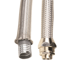 Металлорукав DN 35мм в гладкой EVA изоляции и оплетке из нержавейщей стали, Dвн 35,0 мм, Dнар 43,0, 25 м Металлорукав DN 35мм в гладкой EVA изоляции и оплетке из нержавейщей стали, Dвн 35,0 мм, Dнар 43,0, 25 м