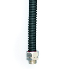 Металлорукав DN 26мм в герметичной ПВХ изоляции, Dвн 26,5 мм, Dнар 31,5, 25 м, цвет чёрный Металлорукав DN 26мм в герметичной ПВХ изоляции, Dвн 26,5 мм, Dнар 31,5, 25 м, цвет чёрный