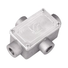 Коробка ответвительная алюминиевая, 4 ввода, М20х1,5 ,IP55, 118х83х42мм