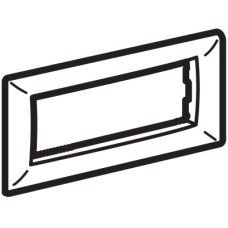 Рамка на 4 модуля, слоновая кость, RAL9001