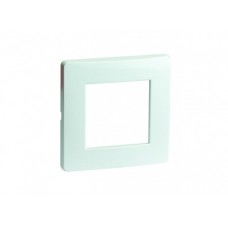 Рамка на 2 модуля (одноместная), белая, RAL9016