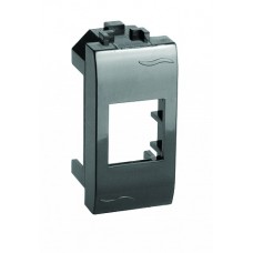 Адаптер для информационных разъемов Systimax, черный, 1мод.