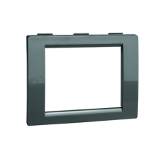 Рамка универсальная на 2 модуля, цвет чёрный