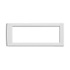 Рамка универсальная на 6 модулей, цвет серый металлик