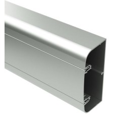 Алюминиевый кабель-канал 90х50 мм (с 1 крышкой), цвет серебристыйметаллик Алюминиевый кабель-канал 90х50 мм (с 1 крышкой), цвет серебристыйметаллик