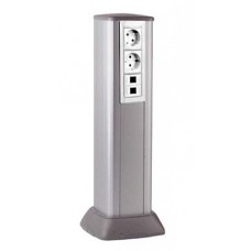 Миниколонна алюминиевая, 0.5м, цвет чёрный