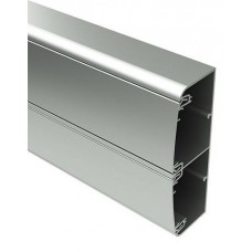 Алюминиевый кабель-канал 140х50 (с 2 крышками), цвет белый Алюминиевый кабель-канал 140х50 (с 2 крышками), цвет белый