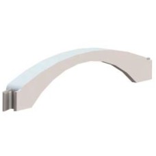 Адаптер напольного канала 50х12 мм, чёрный