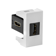 HDMI розетка, Viva, белая, 1 мод.