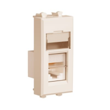 Компьютерная розетка RJ-45 модульная, кат.5е, "Avanti", "Ванильная дымка", 1 модуль