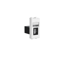 USB 2.0 розетка модульная, тип А-А, "Avanti", "Белое облако", 1 модуль