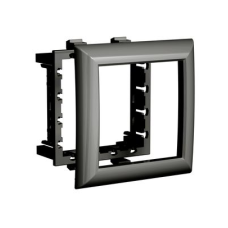 Рамка-суппорт "Avanti" для "In-liner Front", черный, 2 модуля