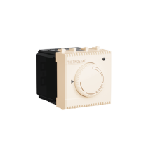 Термостат модульный для теплых полов, "Avanti", "Ванильная дымка", 2 модуля