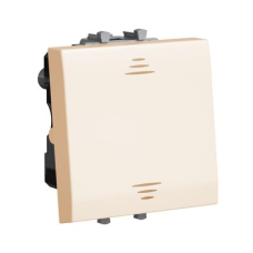 Переключатель одноклавишный модульный, "Avanti", "Ванильная дымка", 2 модуля Переключатель одноклавишный модульный, "Avanti", "Ванильная дымка", 2 модуля