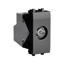 Розетка TV проходная модульная, "Avanti", "Черный квадрат", 1 модуль Розетка TV проходная модульная, "Avanti", "Черный квадрат", 1 модуль