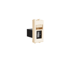 USB 3.0 розетка модульная, тип А-А, "Avanti", "Ванильная дымка", 1 модуль