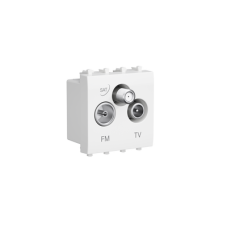 Розетка TV-FM-SAT модульная, "Avanti", "Белое облако", 2 модуля Розетка TV-FM-SAT модульная, "Avanti", "Белое облако", 2 модуля