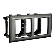 Рамка-суппорт "Avanti" для "In-liner Front", черный, 4 модуля