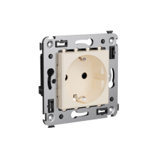 Розетка в стену, 2P+E, с з/ш, "Avanti", "Ванильная дымка" Розетка в стену, 2P+E, с з/ш, "Avanti", "Ванильная дымка"