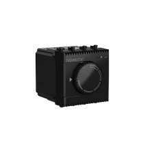 Термостат модульный для теплых полов, "Avanti", "Черный квадрат", 2 модуля