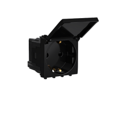 Розетка Avanti IP44, черная