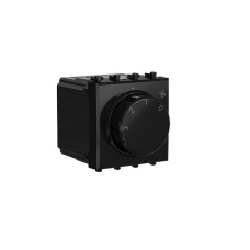 Механизм управления вентиляторами модульный, "Avanti", "Черный квадрат", 2 модуля