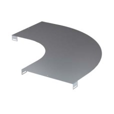 Крышка на угол горизонтальный 90º, осн.400, R-300мм, горячеоцинкованная