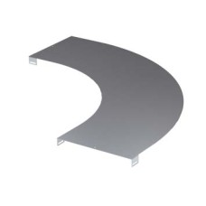 Крышка на угол горизонтальный 90º, осн.400, R600, цинк-ламельная