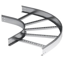 Угол горизонтальный 90 градусов 80х300 R-600, горячеоцинкованный