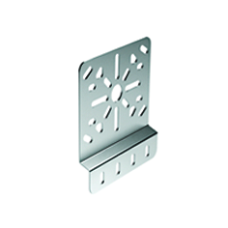 Пластина монтажная вертикальная, цинк-ла