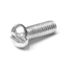 Винт с плоским шлицем М6х20, нержавеющая сталь AISI 316L Винт с плоским шлицем М6х20, нержавеющая сталь AISI 316L