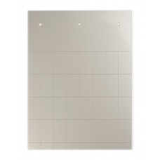 Табличка полужесткая. Установка в держатель. ПВХ-0,5. Металлик