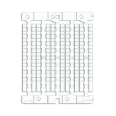 Маркировка для клемм, жесткая, 5х5мм. Период 5мм. Белая