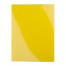 Табличка полужесткая. Клейкое основание. ПВХ-0,5. Желтая