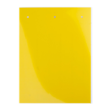 Табличка полужесткая. Клейкое основание. Для маркировки модульного оборудования. ПВХ. Желтая