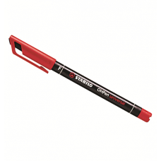 Перманентная шариковая ручка 0,4мм красный