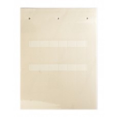 Самоламинирующаяся маркировка для кабелей и труб. Белая