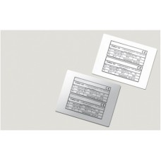 Табличка полужесткая для маркировки оболочек. Клейкое основание. ПВХ. Зеленая