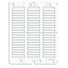 Маркировка для провода, жесткая, для трубочек. 4х23мм. Белая