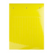 Табличка эластичная. Клейкое основание. Винил. Желтый