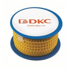 Колечко маркировочное H, 4-8мм. черное на желтом