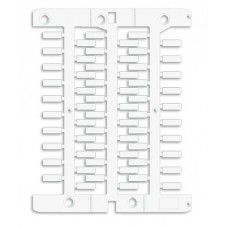 Маркировка для провода, жесткая, для трубочек. 4х12мм. Белая Маркировка для провода, жесткая, для трубочек. 4х12мм. Белая