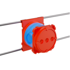 Универсальная установочная коробка для заливки в бетон, 90х71x74мм