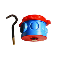 Коробка потолочная с крюком для заливки в бетон, д.70х100мм Коробка потолочная с крюком для заливки в бетон, д.70х100мм